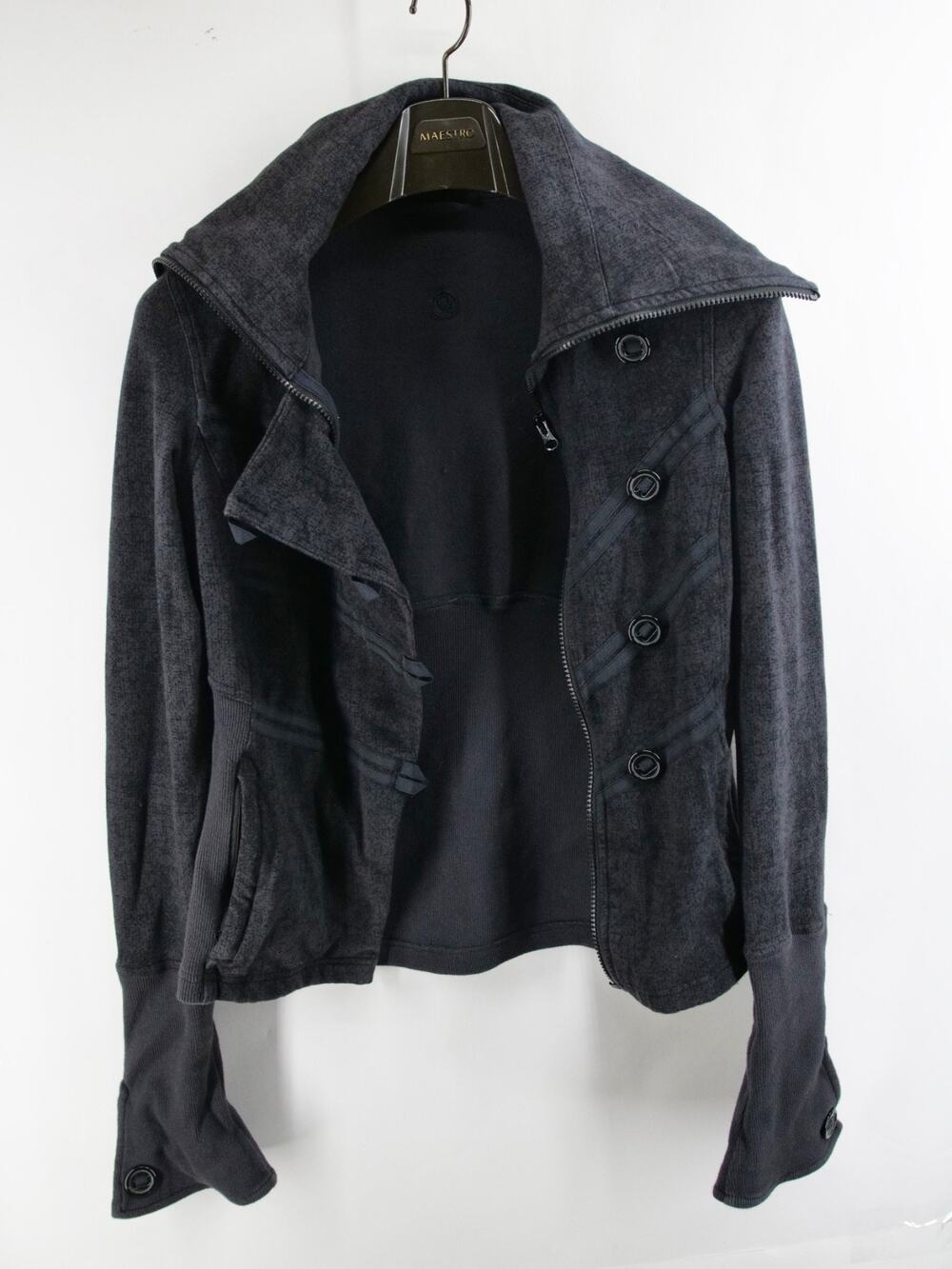 Lululemon Blazer Moto military women’s Jacket 6 asymmetrical button